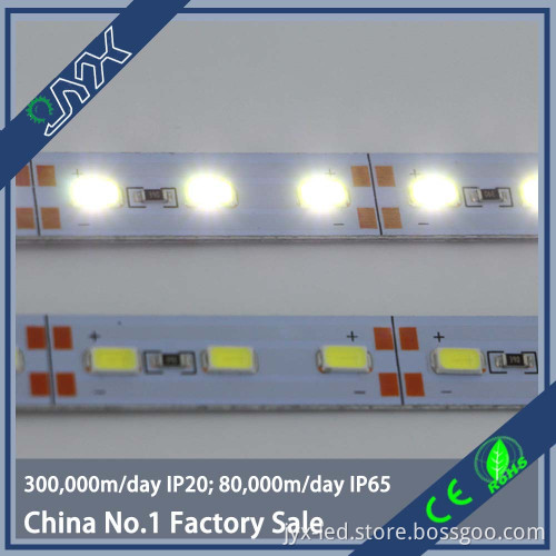 High Bright lumen Hard Rigid Bar light DC12V 72led SMD 5630/5730 Aluminum Alloy Led Strip light Warm white/Cool White